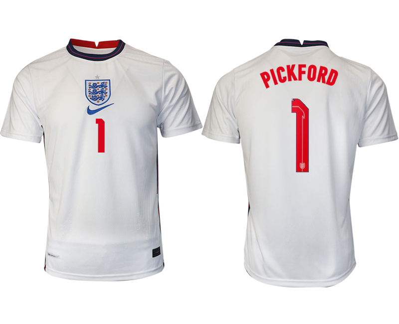 Men 2021 Europe England home AAA version #1 soccer jerseys->england jersey->Soccer Country Jersey